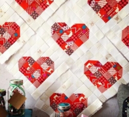 Scrappy Heart Block Pattern